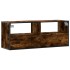 Mueble TV metal y madera contrachapada roble humo