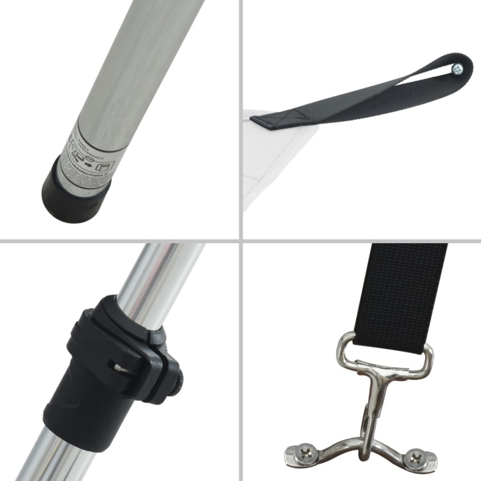 Toldo T-Top extensión blanco 170x208x(115-183)