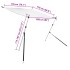 Toldo T-Top extensión blanco 170x208x(115-183)