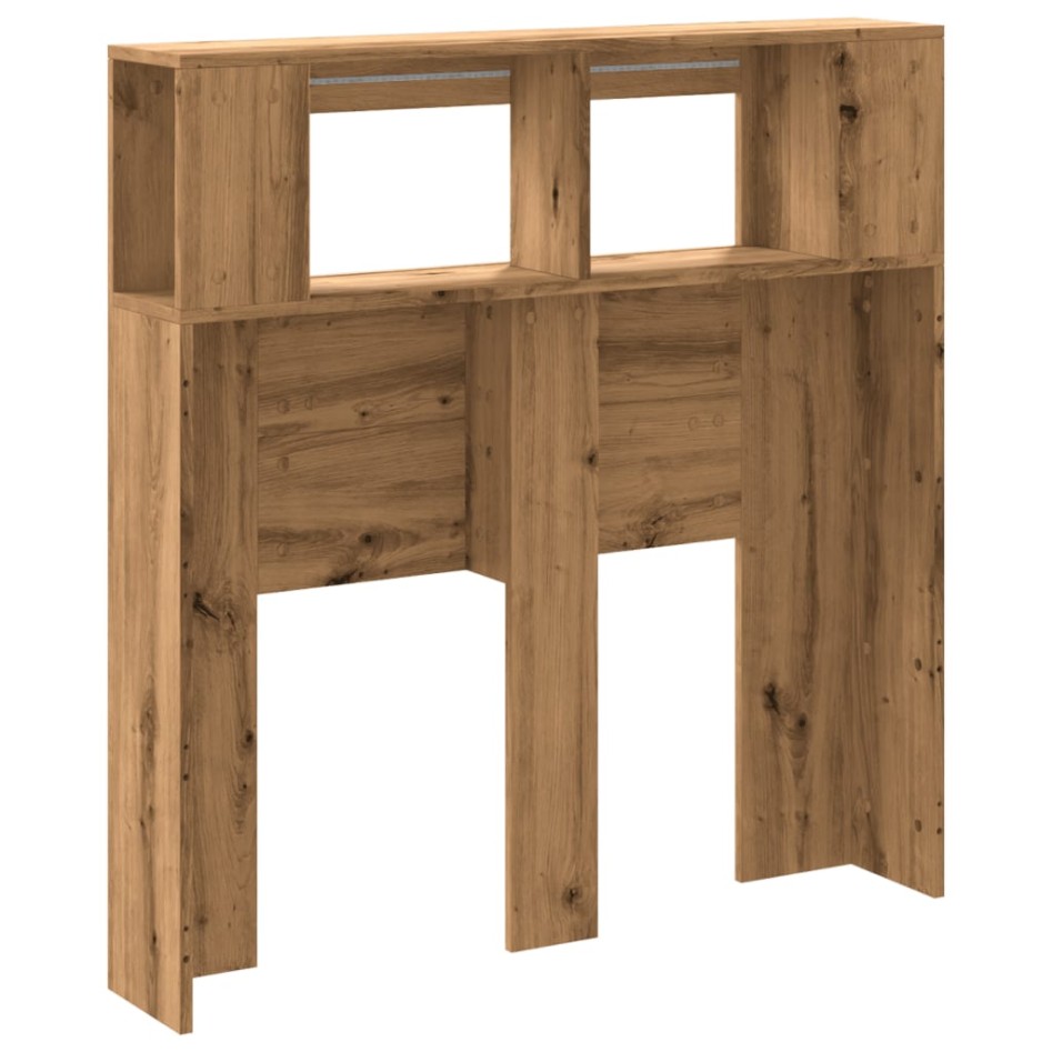 Cabecero LED madera ingeniería roble artisan 100x18,5x103,5