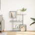 Librería divisora madera ingeniería gris Sonoma 92x29x112