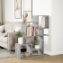 Librería divisora madera ingeniería gris Sonoma 92x29x112
