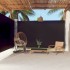 Toldo lateral retráctil negro 220x600