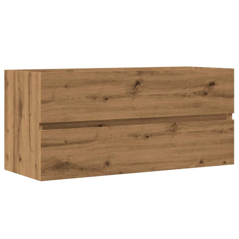 Armario lavabo madera ingeniería roble artisan 100x38,5x45