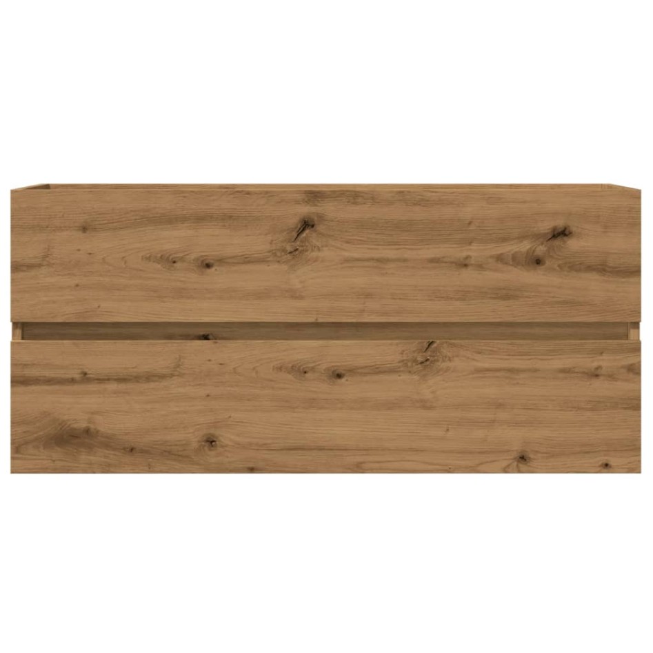Armario lavabo madera ingeniería roble artisan 100x38,5x45
