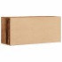 Banco zapatero madera ingeniería madera envejecida 100x35x45