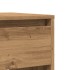 Mesa consola madera de ingeniería roble artesanal 89x41x76,5