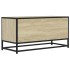 Mueble TV metal y madera ingeniería roble Sonoma 80x34,5x40