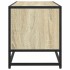 Mueble TV metal y madera ingeniería roble Sonoma 100x34,5x40