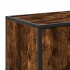 Mueble TV metal y madera ingeniería roble humo 120x35x41