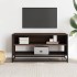 Mueble TV metal y madera ingeniería marrón roble 91x40x46