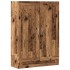 Armario de libros madera ingeniería envejecida 82,5x30,5x115