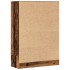 Armario de libros madera ingeniería envejecida 82,5x30,5x115