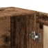 Armario de libros madera ingeniería envejecida 82,5x30,5x115