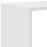 Librería divisora 3 niveles madera blanca 123x29x123