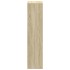 Librería divisora 3 niveles madera roble Sonoma 123x29x123