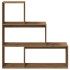 Librería divisora 4 niveles madera roble artisan 123x29x123