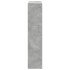 Librería divisora 4 niveles madera gris 131,5x29x131,5