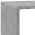 Librería divisora 3 niveles madera gris 137,5x29x103,5