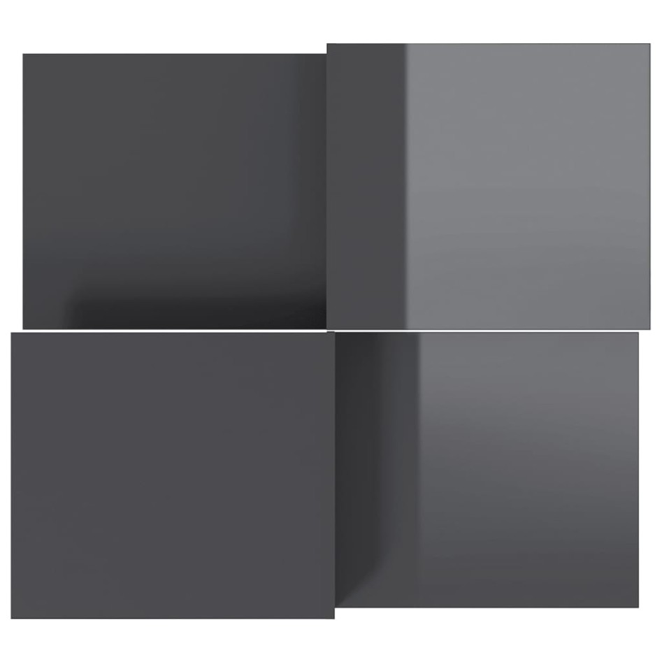 Mesas de centro 2 uds madera de ingeniería gris