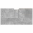 Armario de baño madera contrachapada gris hormigón 65x33x60