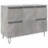 Mueble de baño madera de ingeniería gris hormigón 80x33x60