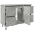 Mueble de baño madera de ingeniería gris hormigón 80x33x60