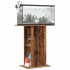 Soporte para acuario madera ingeniería envejecida 36x75x72,5