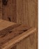 Soporte para acuario madera ingeniería envejecida 36x75x72,5