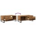 Mesa de centro madera de ingeniería envejecida 90x50x36,5