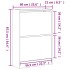 Zapatero de madera de ingeniería roble Sonoma 60x21x87,5