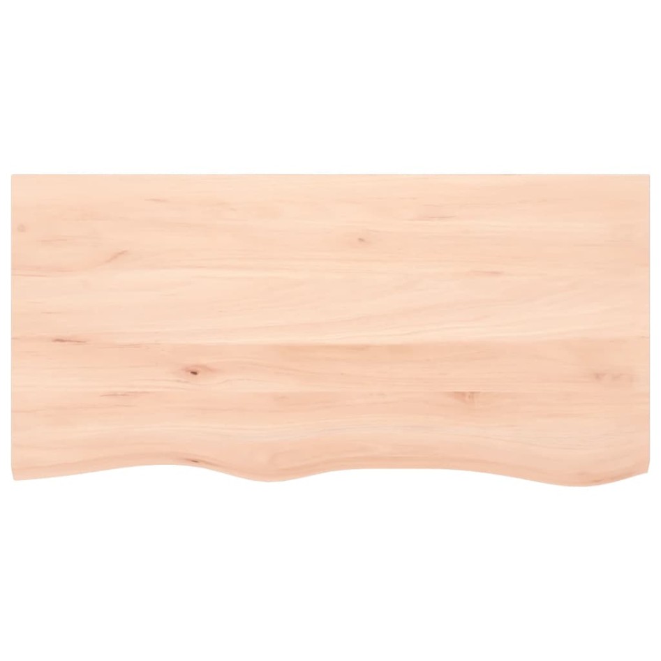 Tablero de mesa madera maciza roble sin tratar 100x50x(2-4)