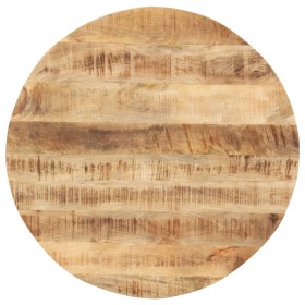 Superficie de mesa redonda madera maciza de mango 15-16 mm