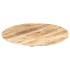 Superficie de mesa redonda madera maciza de mango 15-16 mm