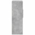 Aparador alto madera de ingeniería gris hormigón 30x42,5x124