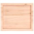 Tablero de mesa madera maciza roble sin tratar 60x50x(2-6)