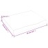 Tablero de mesa madera maciza roble sin tratar 60x50x(2-6)