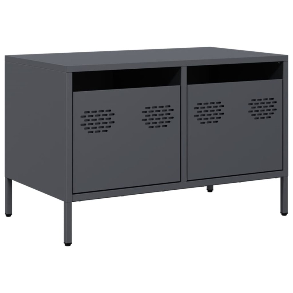 Mueble para TV acero laminado en frío antracita 68x39x43,5