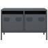 Mueble para TV acero laminado en frío antracita 68x39x43,5
