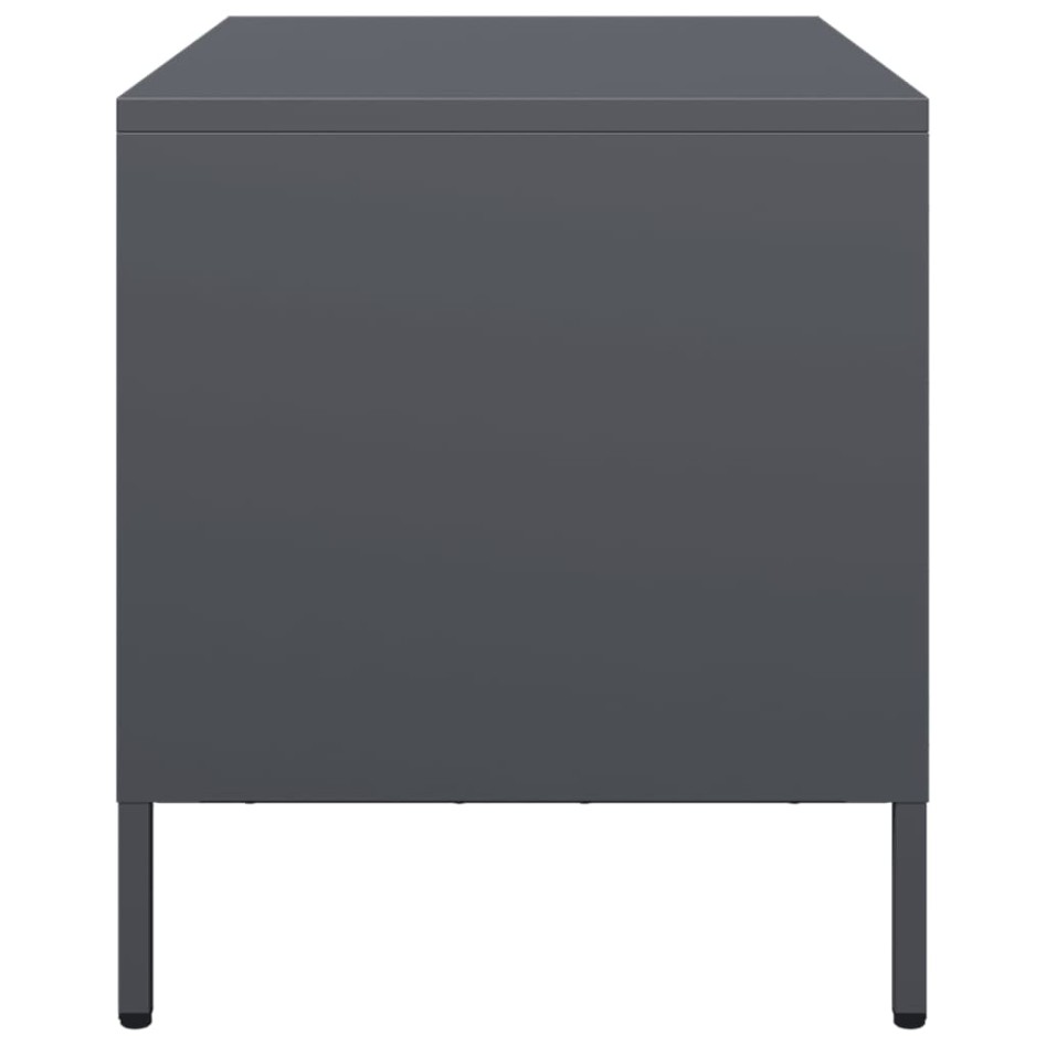 Mueble para TV acero laminado en frío antracita 68x39x43,5
