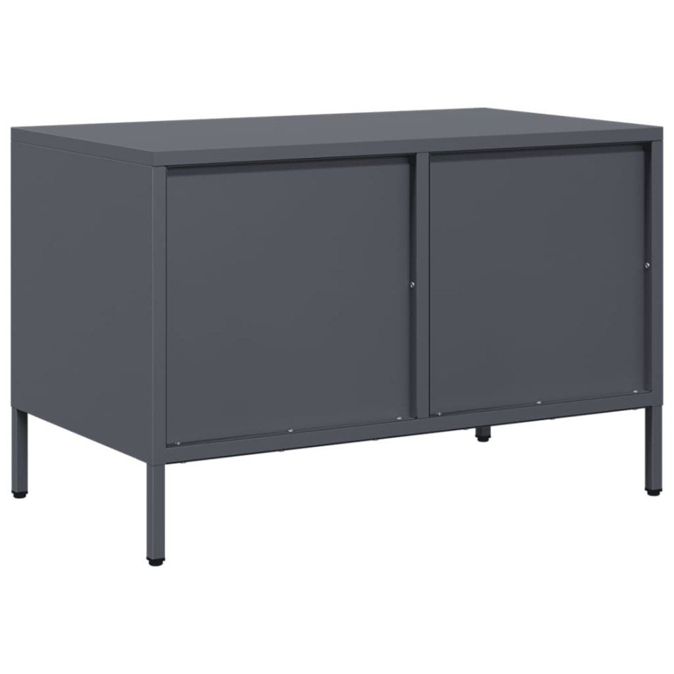 Mueble para TV acero laminado en frío antracita 68x39x43,5