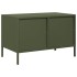 Mueble para TV acero laminado en frío verde oliva 68x39x43,5
