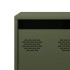 Mueble para TV acero laminado en frío verde oliva 68x39x43,5