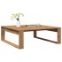 Mesa de centro madera de ingeniería roble artisan 100x100x35