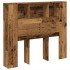 Cabecero armario madera ingeniería envejecida 120x19x104,5