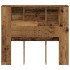 Cabecero armario madera ingeniería envejecida 120x19x104,5