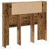 Cabecero armario madera ingeniería envejecida 120x19x104,5