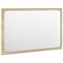 Set de muebles de baño 3 pzas madera contrachapada roble