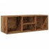 Banco zapatero de madera de ingeniería envejecida 105x35x35