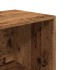 Banco zapatero de madera de ingeniería envejecida 105x35x35